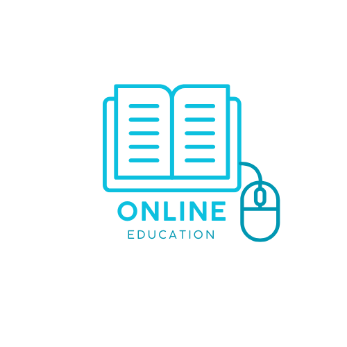 Black And White Simple Online Education Logo 1 1